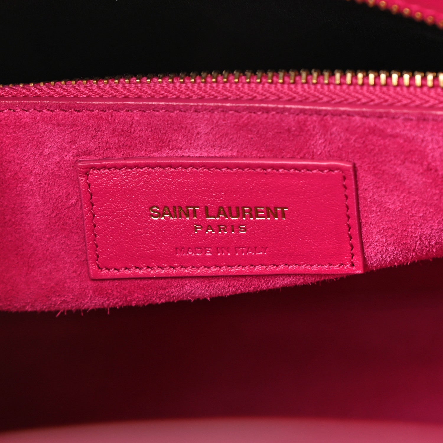 Saint Laurent Calfskin Small Sac De Jour Lipstick Fuchsia 6 of 12