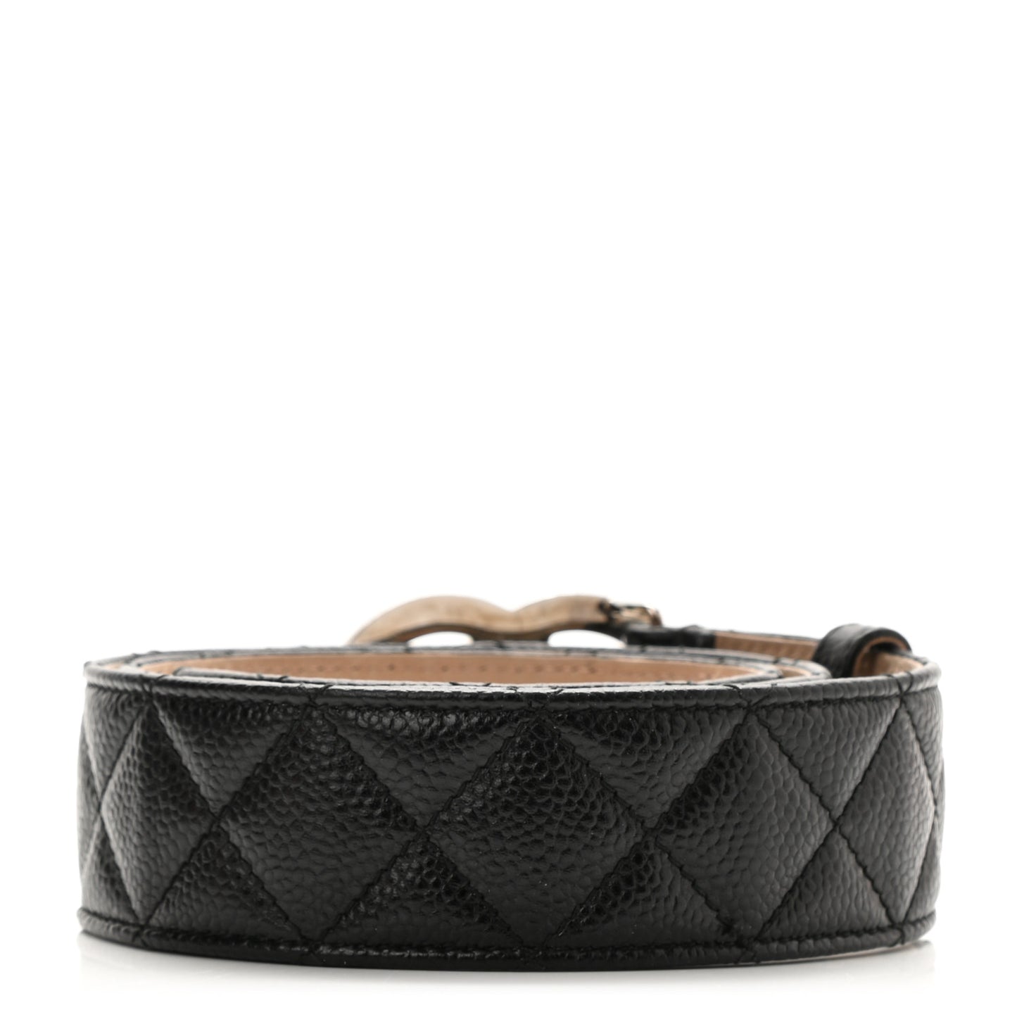 Caviar Quilted CC Belt 80 32 Black