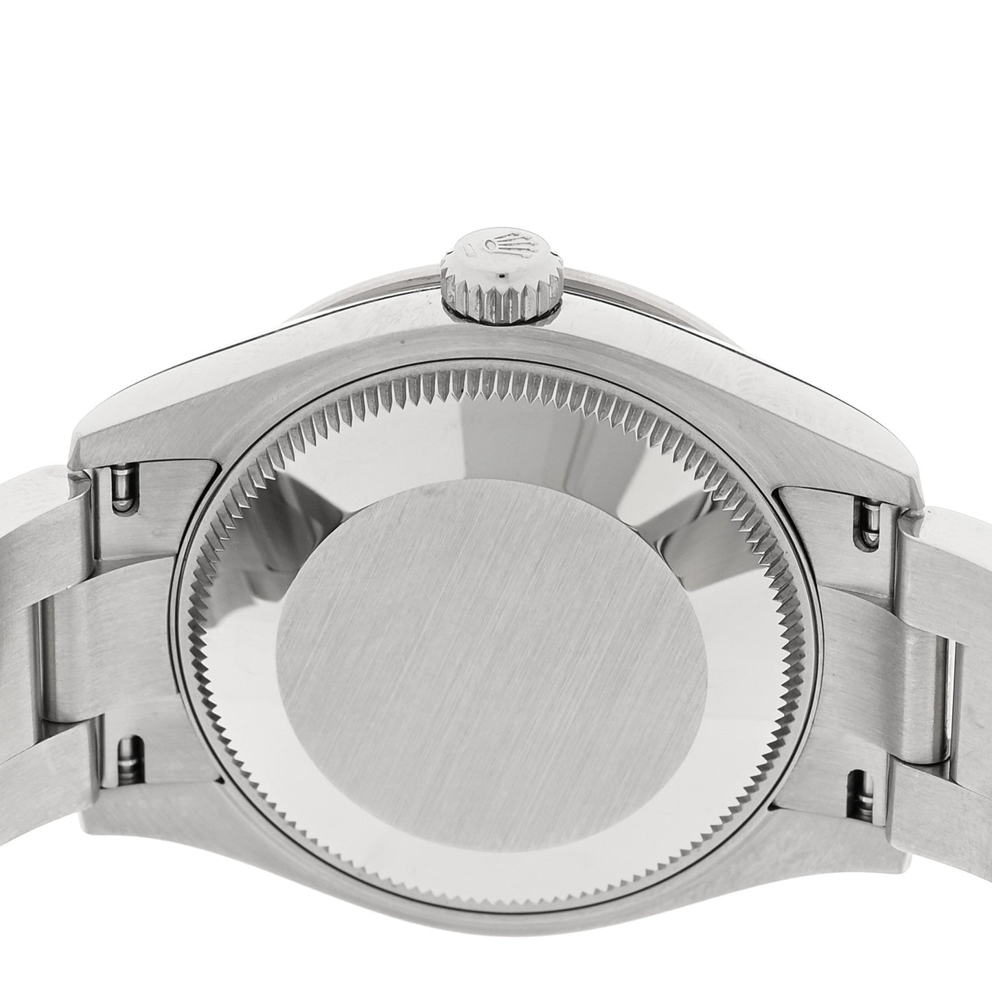 Stainless Steel 18K White Gold Diamond Bezel 31mm Oyster Perpetual Datejust Watch Azzurro Blue Floral 278384RBR