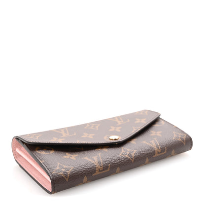 Louis Vuitton Monogram Sarah Wallet NM Rose Ballerine 4 of 7
