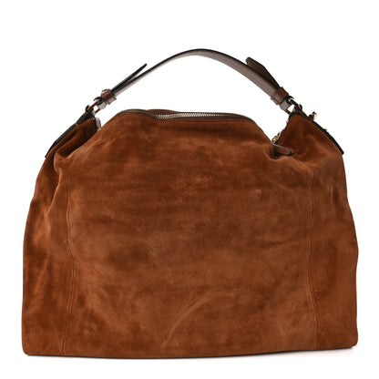 Jimmy Choo Suede Ana Hobo Bag Tan 1 of 11