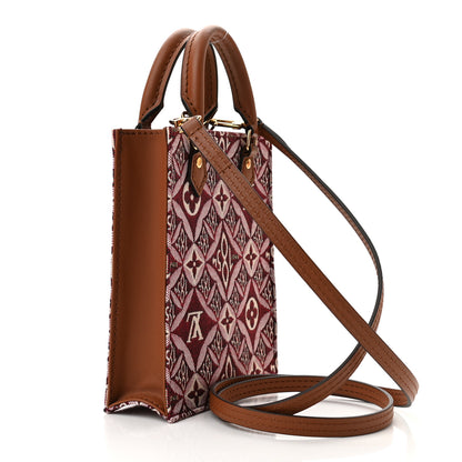 Louis Vuitton Jacquard Since 1854 Petit Sac Plat Bordeaux 3 of 11