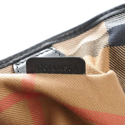 Burberry Lambskin Medium East West Tote Black 8 of 8