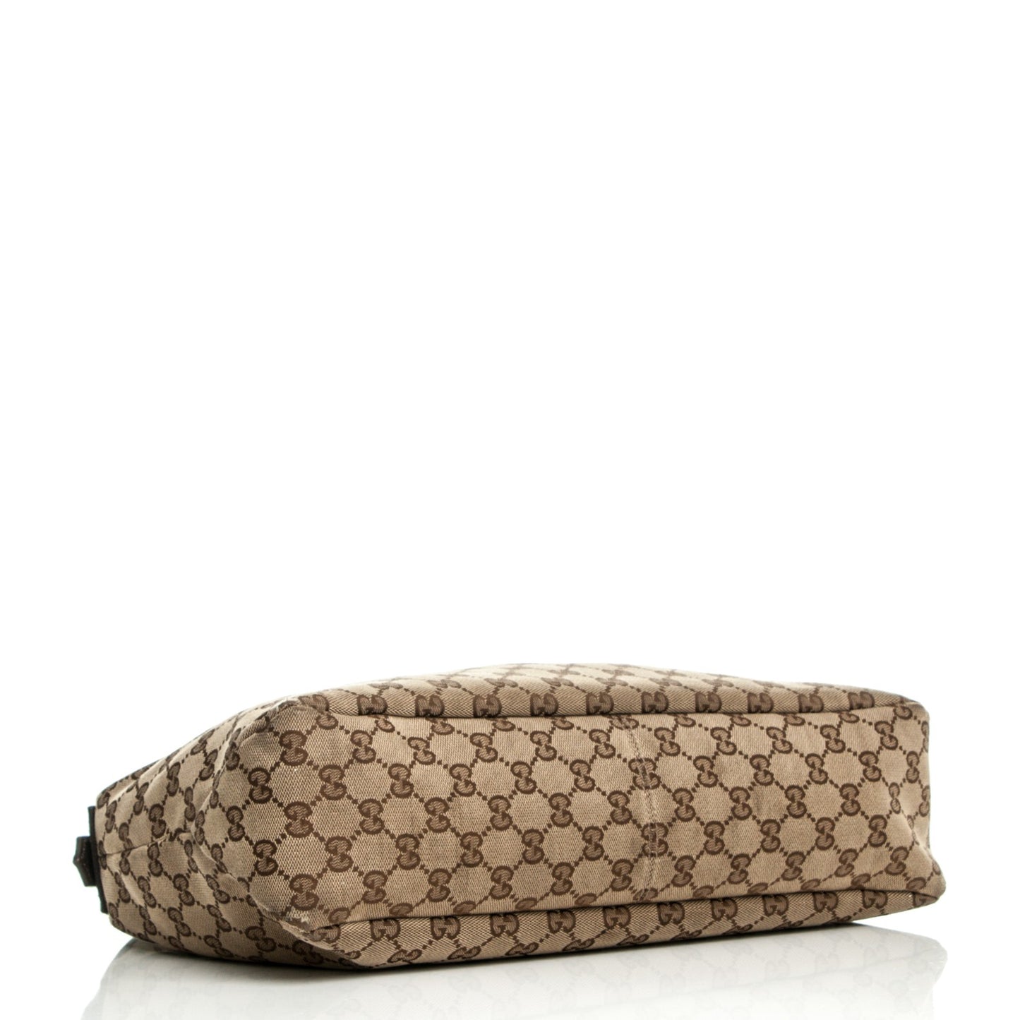 Monogram Medium Horsebit Chain Hobo Dark Brown