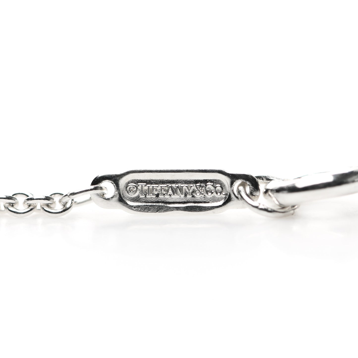 Sterling Silver Tag Chain Necklace