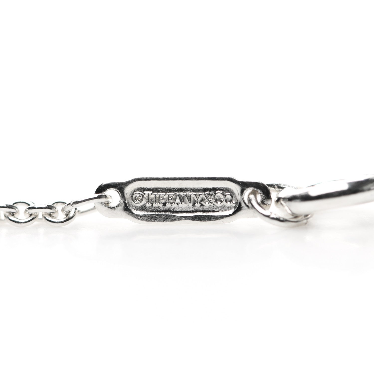 Tiffany Sterling Silver Tag Chain Necklace 5 of 6