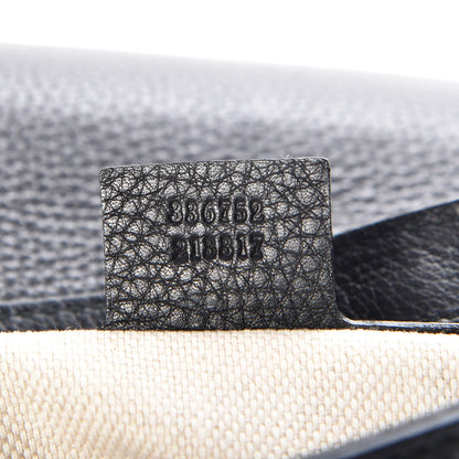 Gucci Pebbled Calfskin Medium Soho Flap Crossbody Black 7 of 7