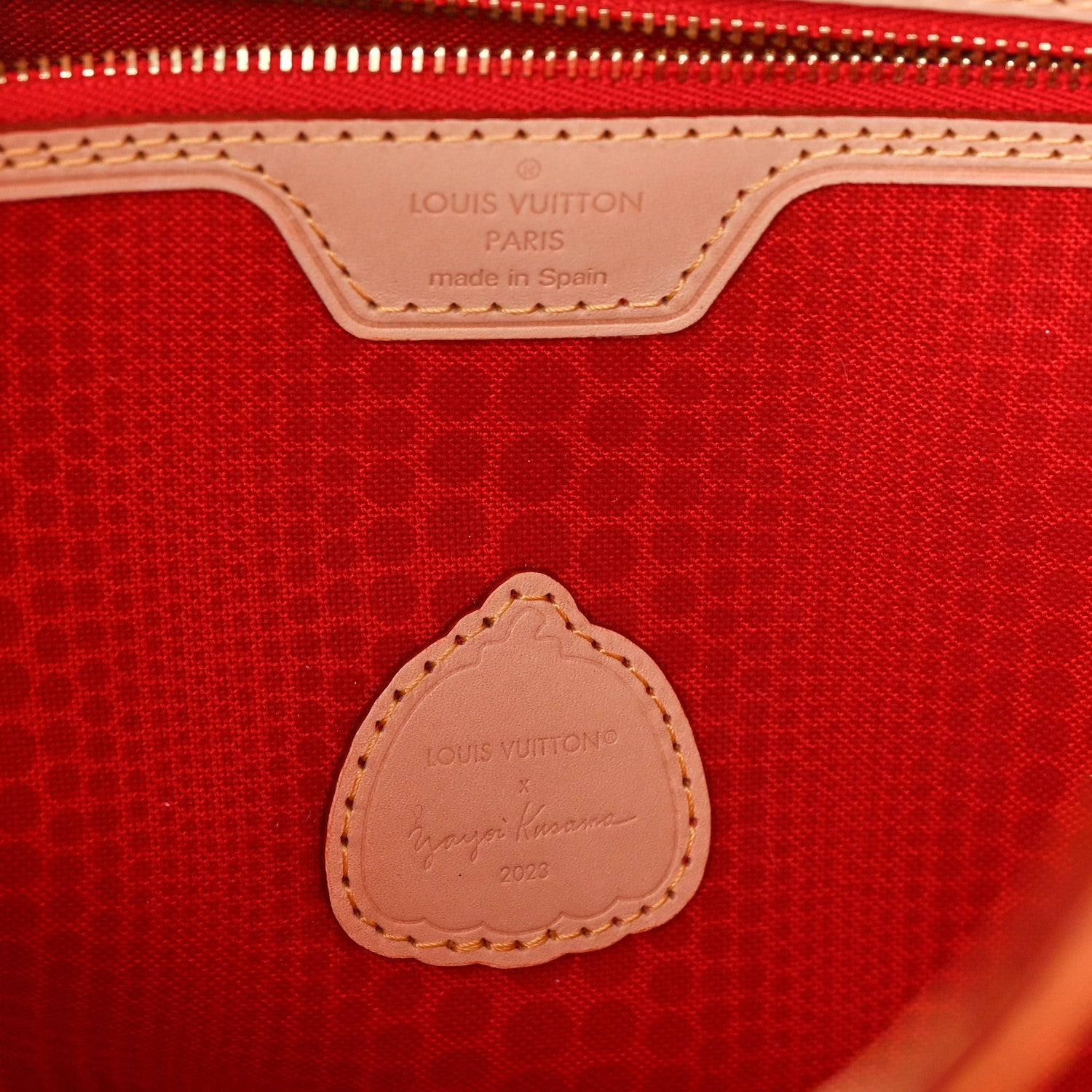 Louis Vuitton LV X YK Monogram Dots Neverfull MM 8 of 10