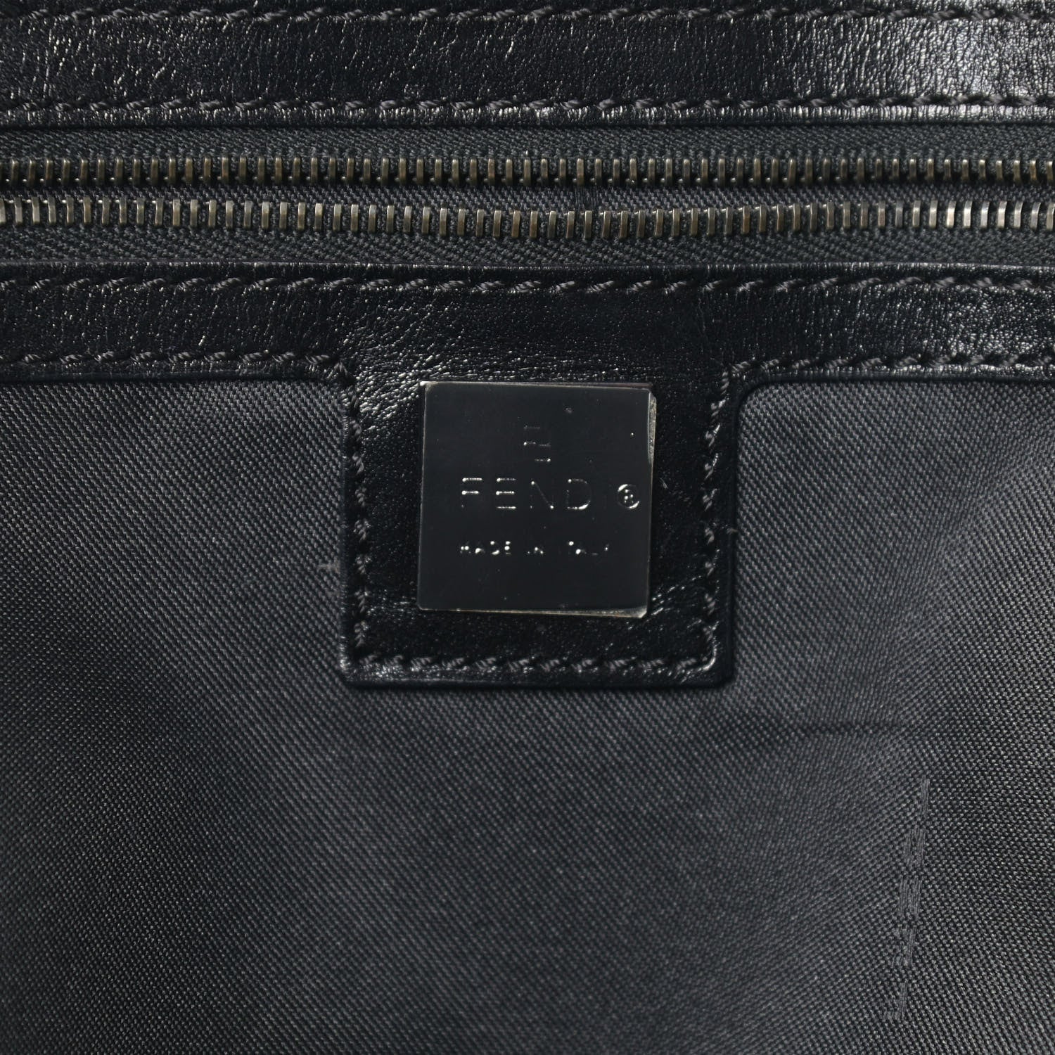Fendi Zucchino Tote Black 5 of 12