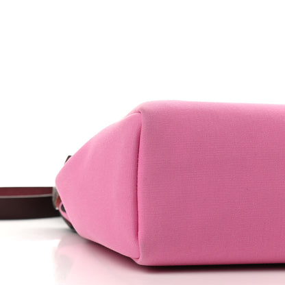Hermes Toile Officier Vache Hunter Verso Herbag Zip Retourne PM 31 Bubblegum Rubis Rouge Sellier 9 of 11