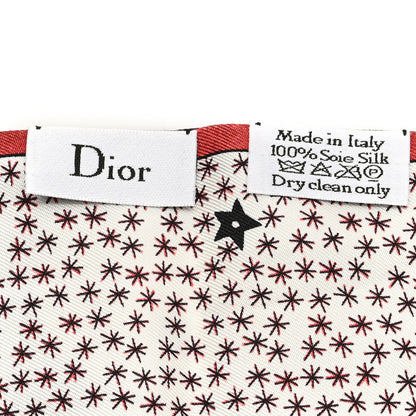 Christian Dior Silk Le Soleil Tarot Mitzah Scarf Off White 3 of 4
