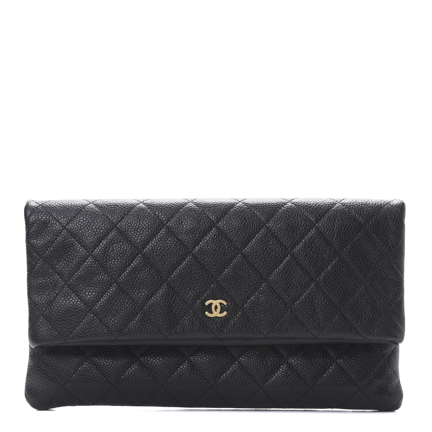 Chanel Caviar Quilted CC Beauty Clutch Black 1 of 10