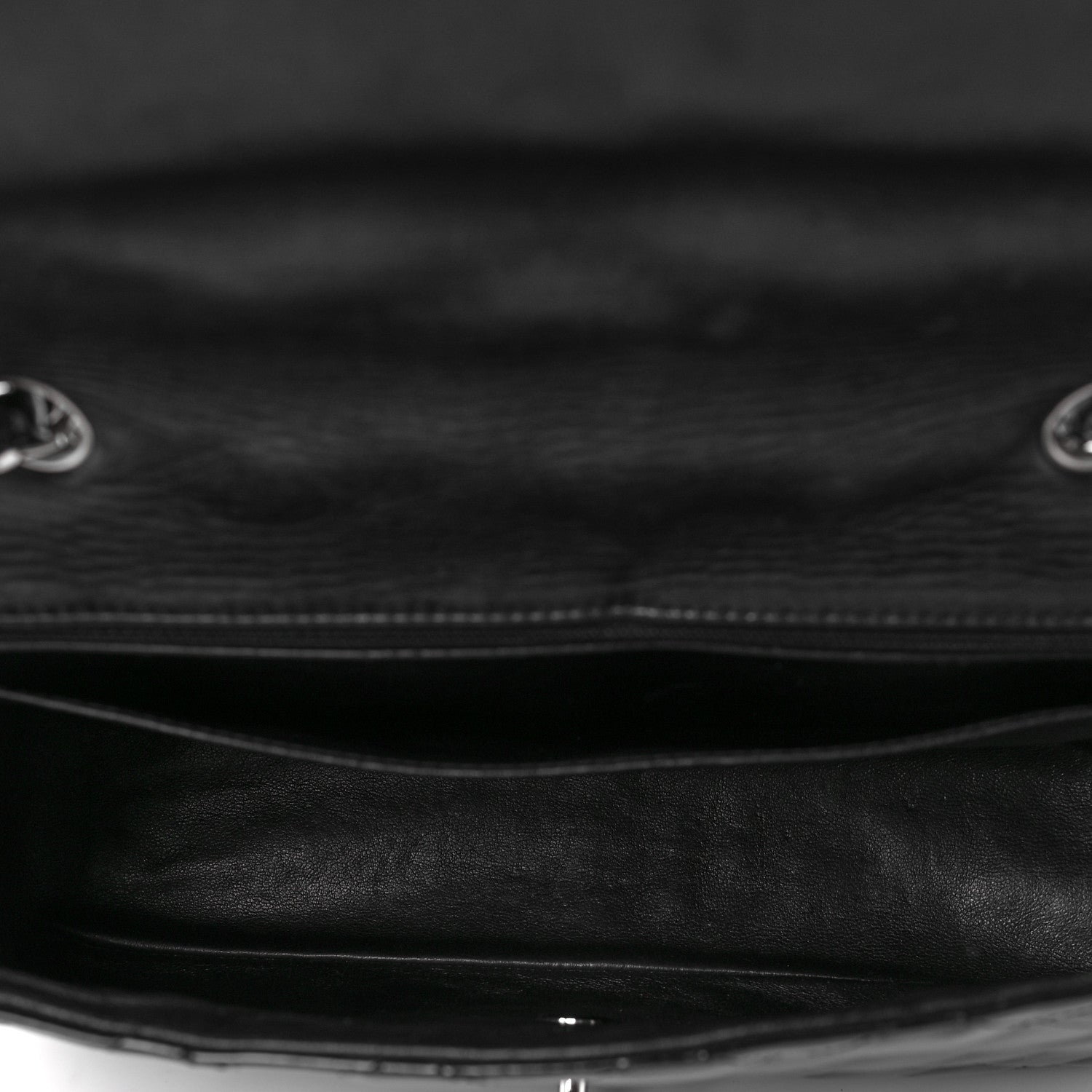 Chanel Patent Quilted Jumbo Single Flap Black 5 of 10