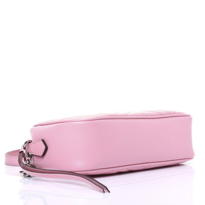 Gucci Calfskin Matelasse Small GG Marmont Chain Shoulder Bag Wild Rose 4 of 11