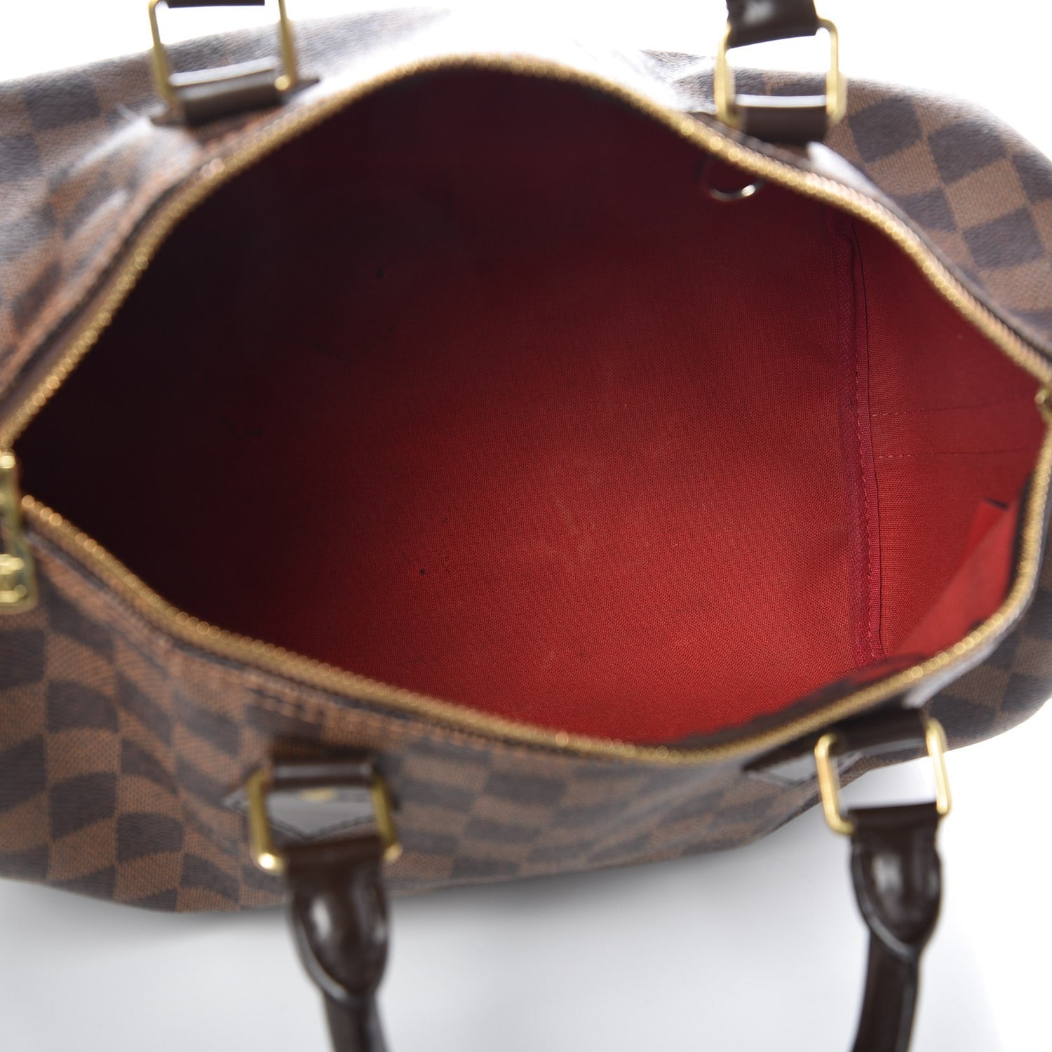 Louis Vuitton Damier Ebene Speedy Bandouliere 30 6 of 9