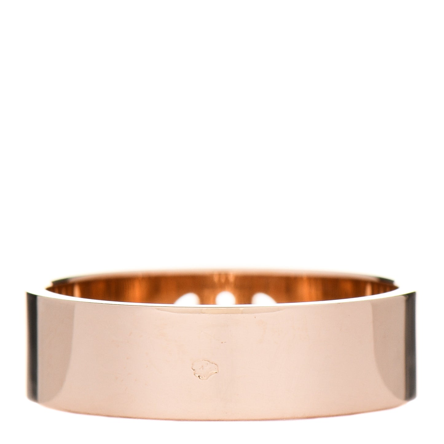 18K Rose Gold Diamond PM H D'Ancre Ring 54 7
