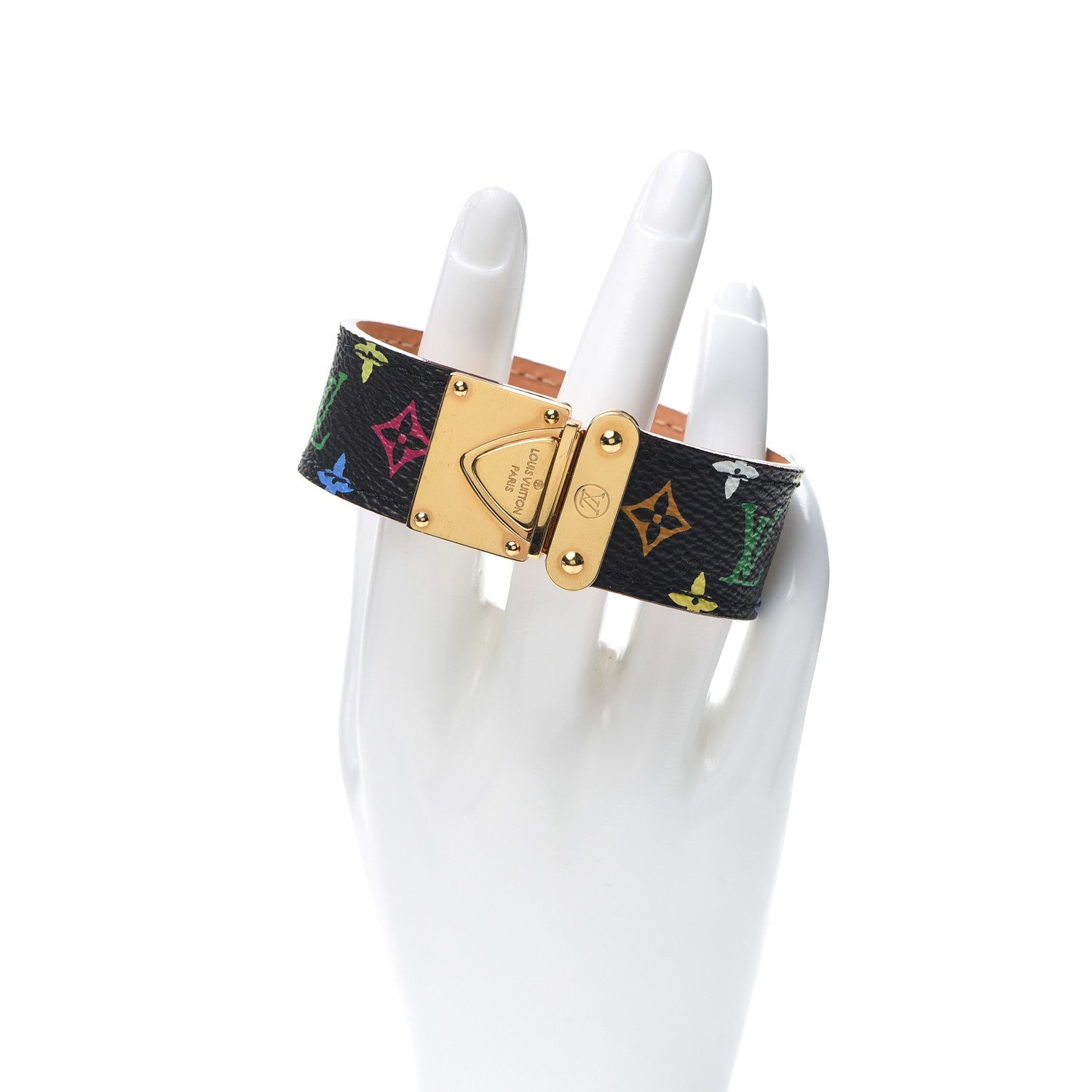 Louis Vuitton Monogram Multicolor Koala Bracelet M Black 2 of 6