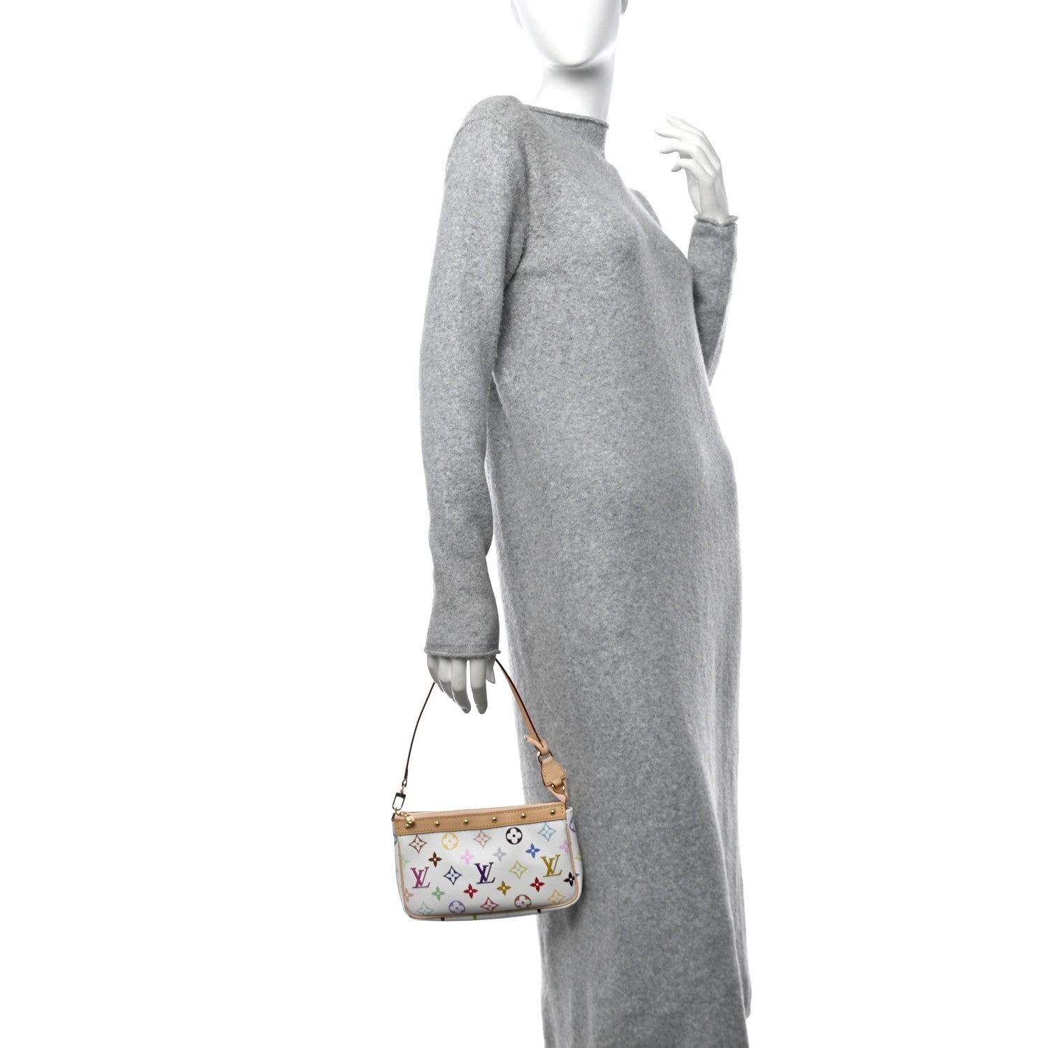 Louis Vuitton LV X TM Monogram Multicolor Pochette Accessories White 2 of 10