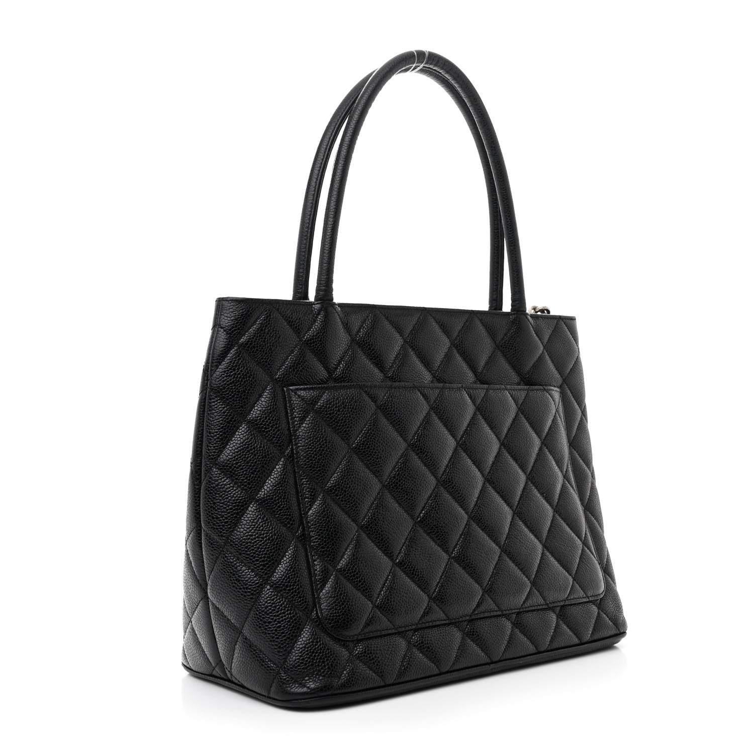 Chanel Caviar Quilted Medallion Tote Black 3 of 12