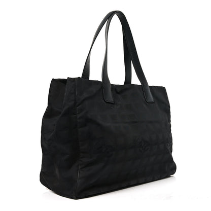 Chanel Nylon Large Travel Tote Black 2 of 9