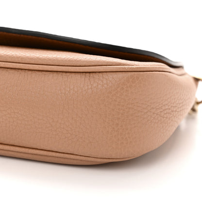 Gucci Pebbled Calfskin Medium Soho Flap Crossbody Camelia 10 of 11