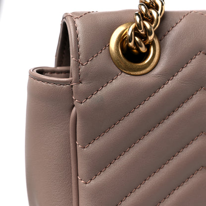 Gucci Calfskin Matelasse Small GG Marmont Shoulder Bag Porcelain Rose 16 of 18