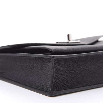 Louis Vuitton Soft Calfskin My Lockme Chain Pochette Black 5 of 9