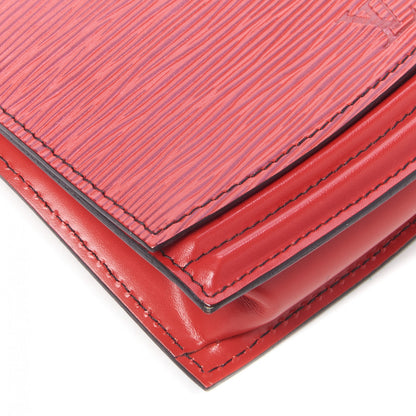 Louis Vuitton Epi Pochette Ceinture Tilsitt Belt Pouch Red 5 of 8