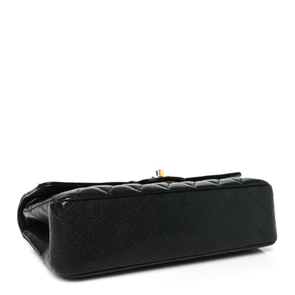 Chanel Caviar Quilted Medium Double Flap Black 4 of 13