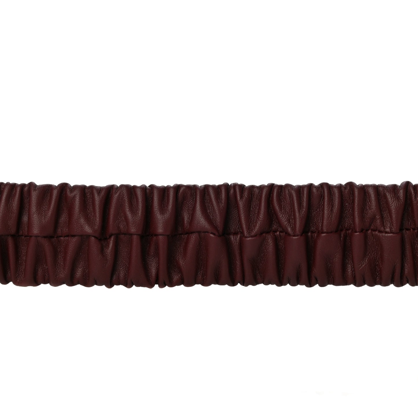 Calfskin Elastic Torchon Double G 40mm Belt 75 30 Burgundy