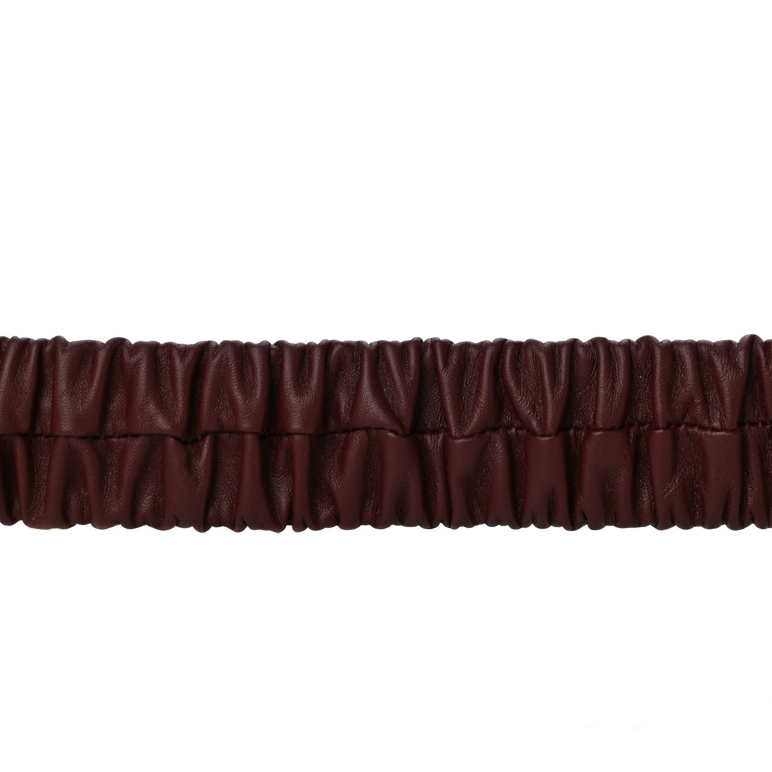 Gucci Calfskin Elastic Torchon Double G 40mm Belt 75 30 Burgundy 4 of 5