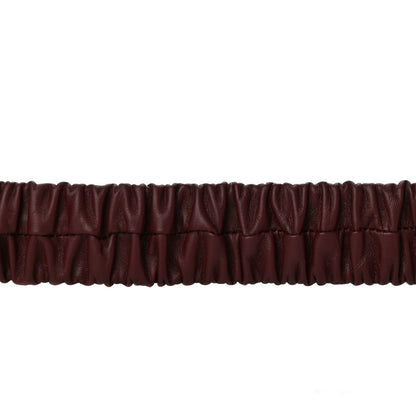 Gucci Calfskin Elastic Torchon Double G 40mm Belt 75 30 Burgundy 4 of 5