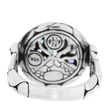 John Hardy Sterling Silver Blue Topaz Iolite Aquamarine Kali Lavafire Ring 63 10.25 3 of 4