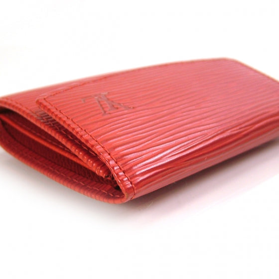 Louis Vuitton Epi Coin Purse Wallet Red 5 of 8