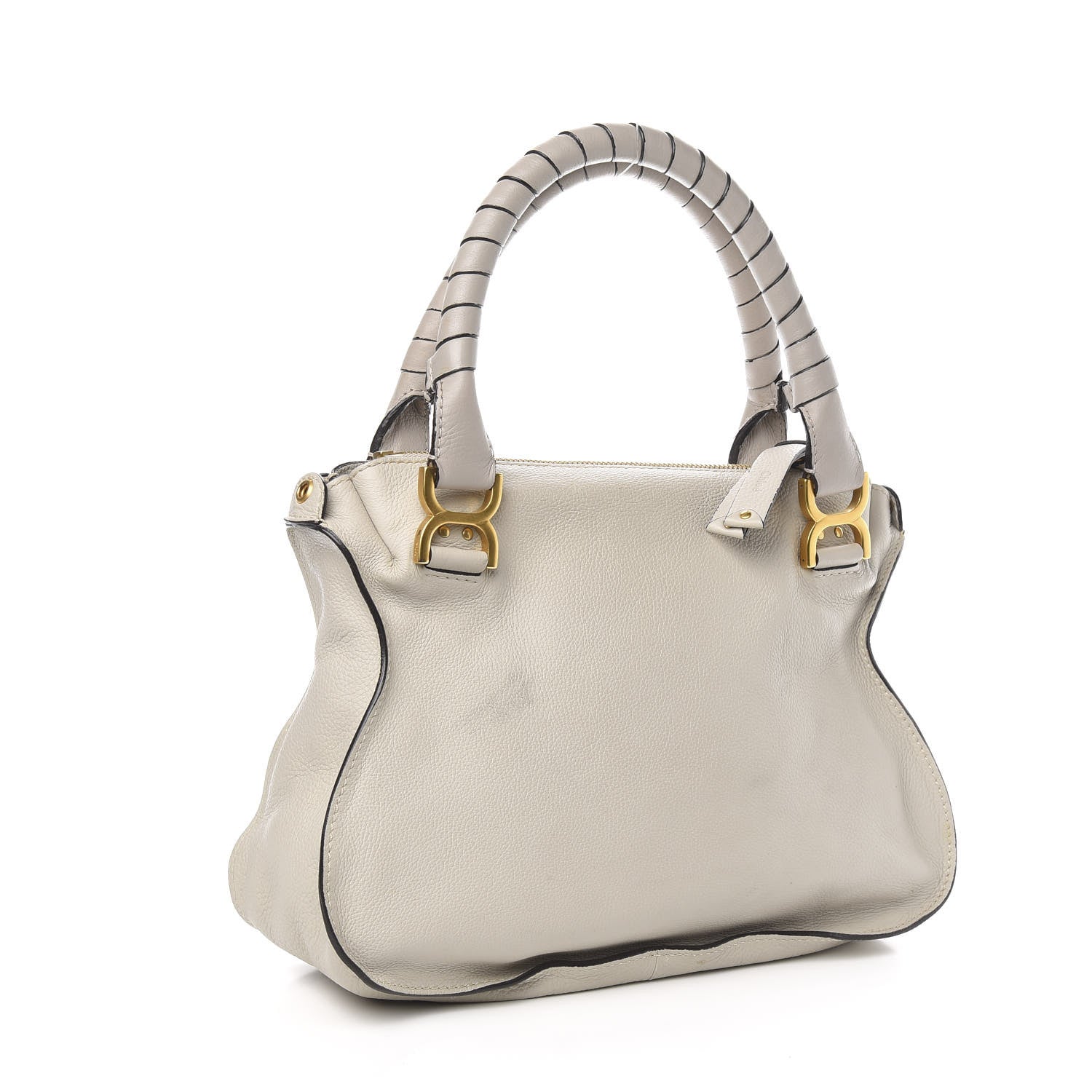 Chloe Calfskin Medium Marcie Satchel Dove 3 of 11
