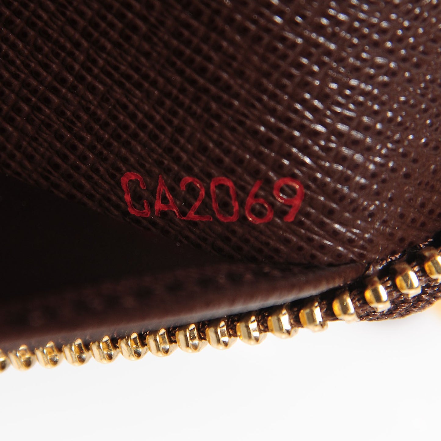 Damier Ebene Zippy Organizer Wallet