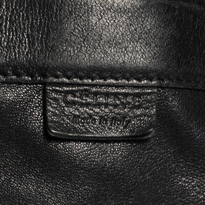 Celine Leather Horizontal Zipper Gusset Cabas Black 9 of 12