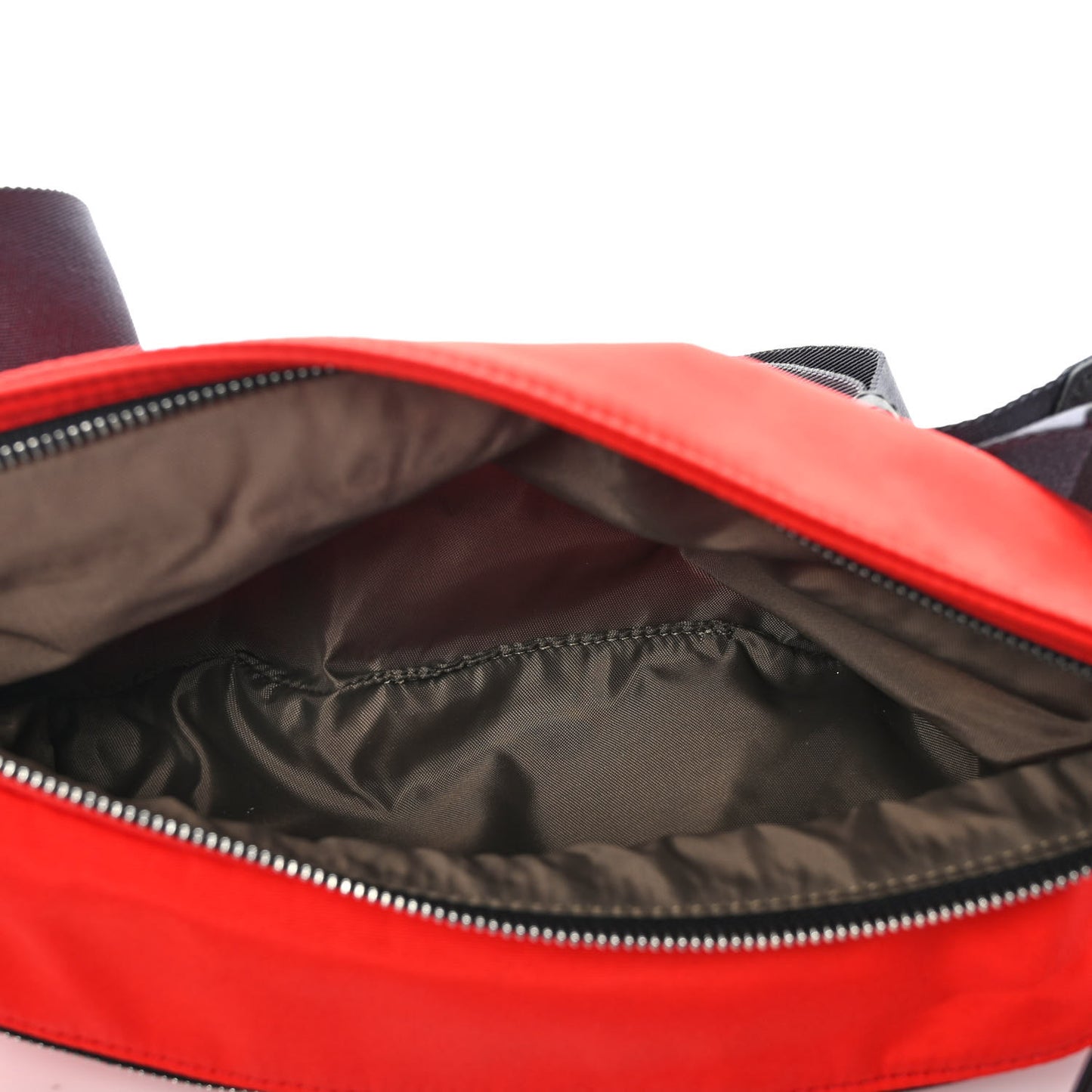 Nylon Downtown Bum Bag Red Black