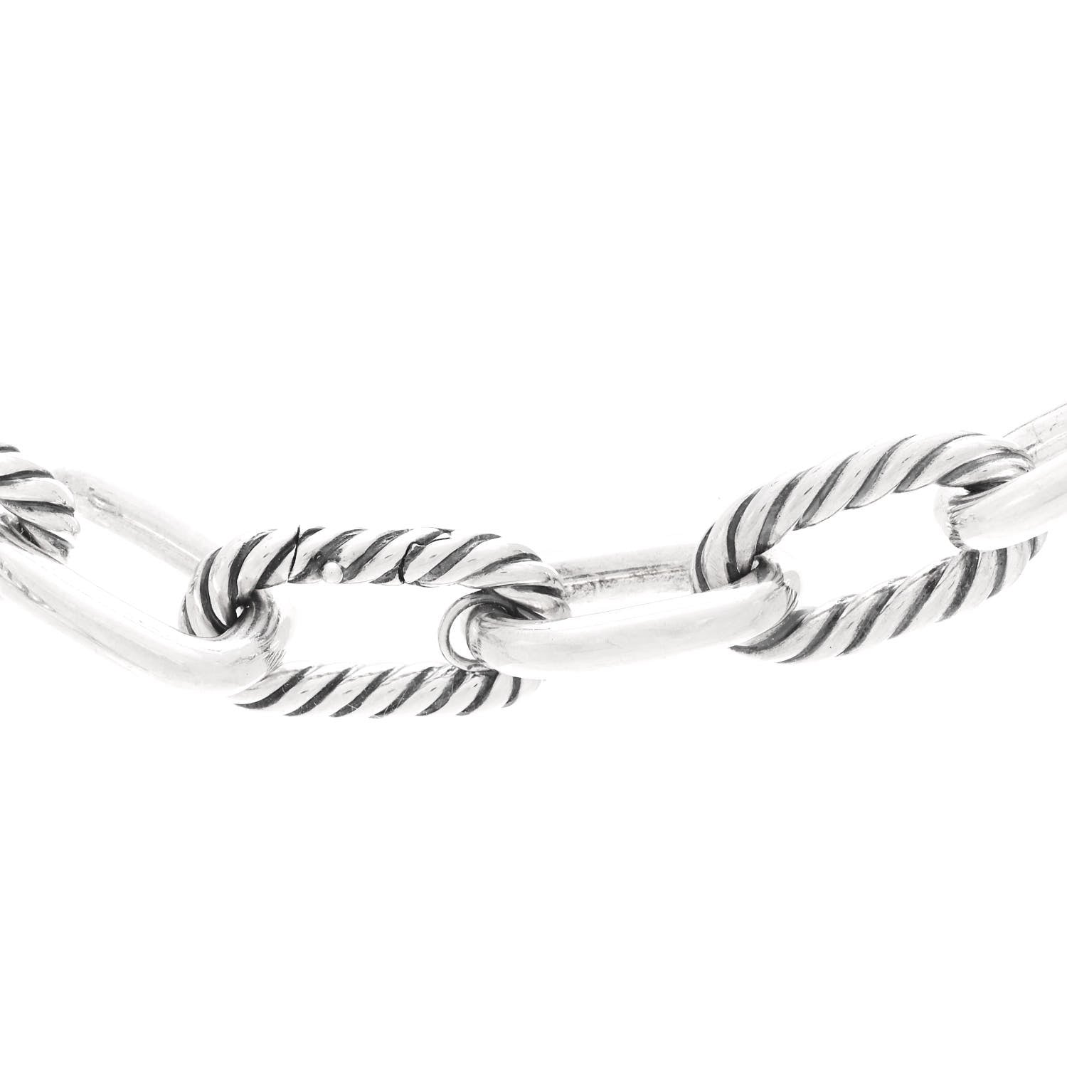 David Yurman Sterling Silver 14mm Madison Chain Necklace 4 of 5