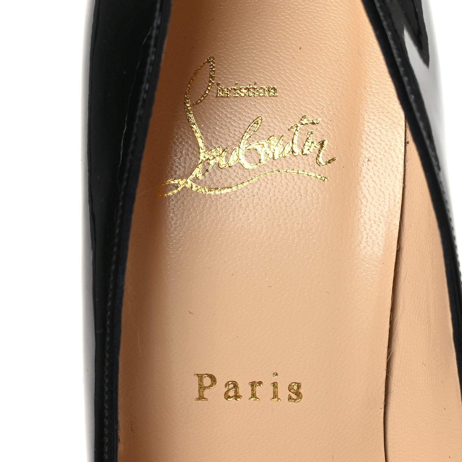 Christian Louboutin Patent Ron Ron 100 Pumps 39 Black 6 of 7