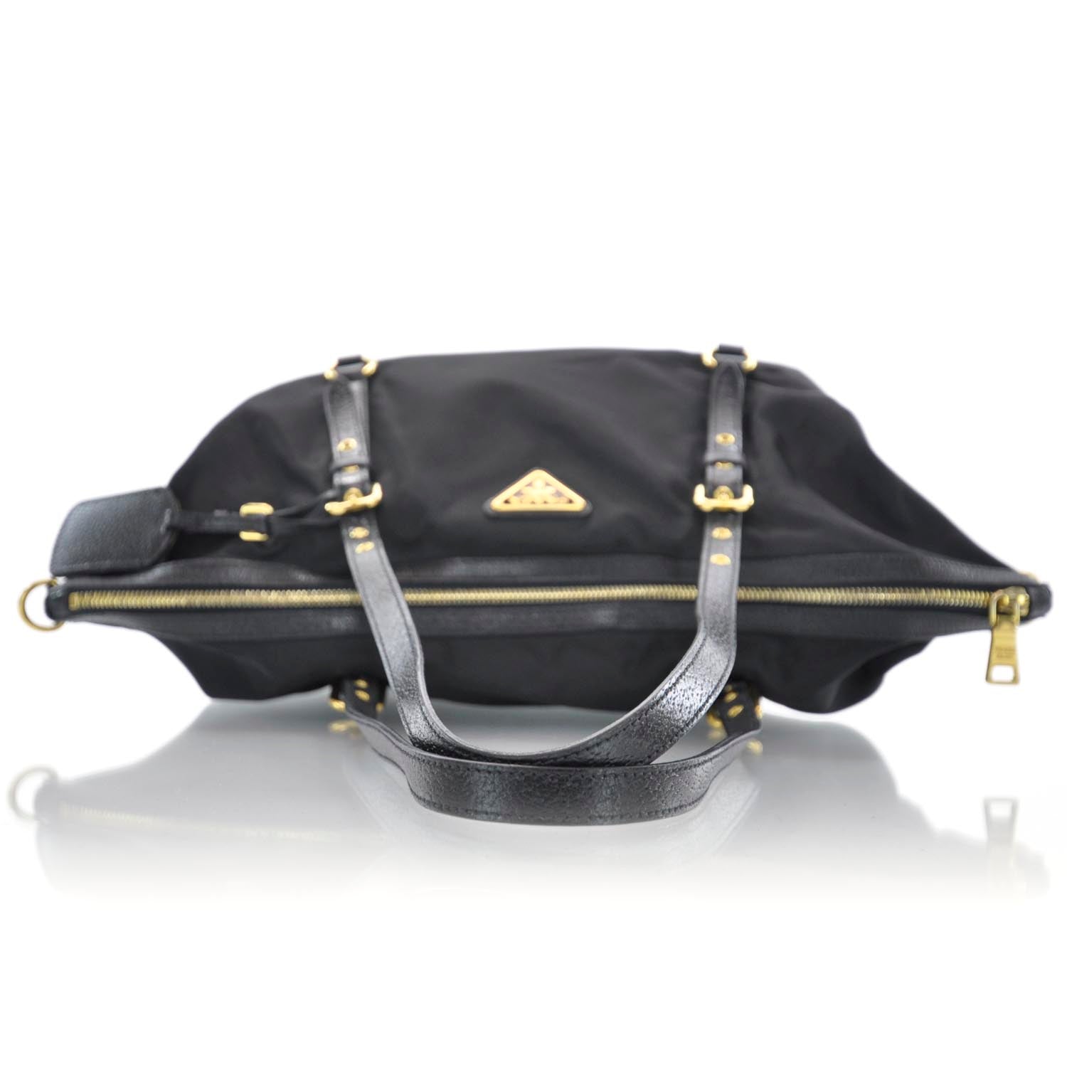 Prada Tessuto Nylon Tote Black 5 of 10