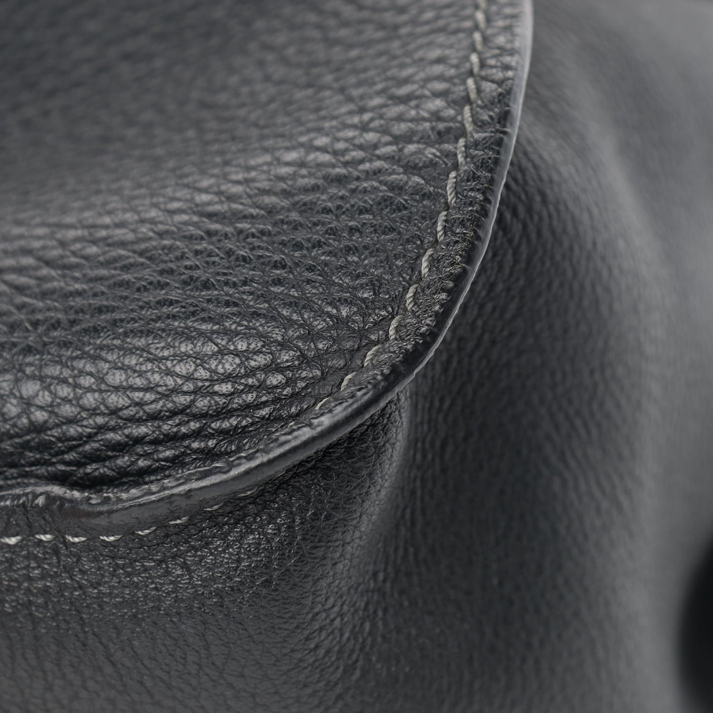 Calfskin Medium Marcie Satchel Black