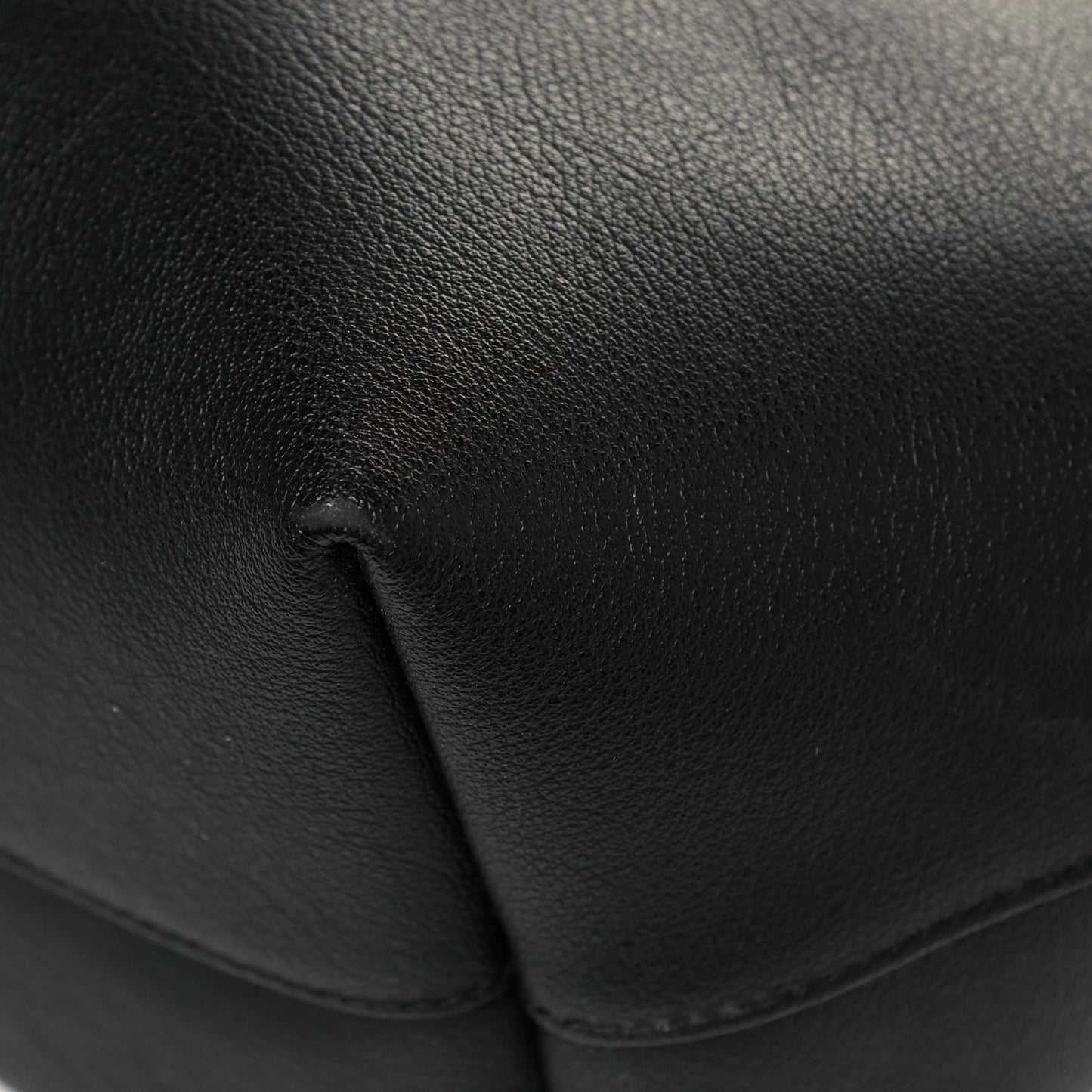 Calfskin Large Shopping Tote Black