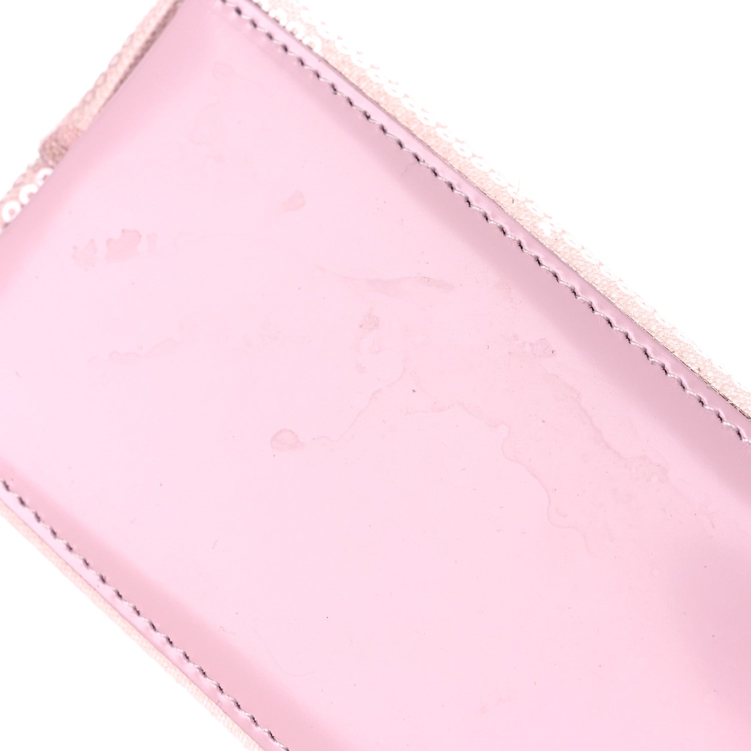 Prada Sequin Mesh Small Tote Bag Pink 13 of 14