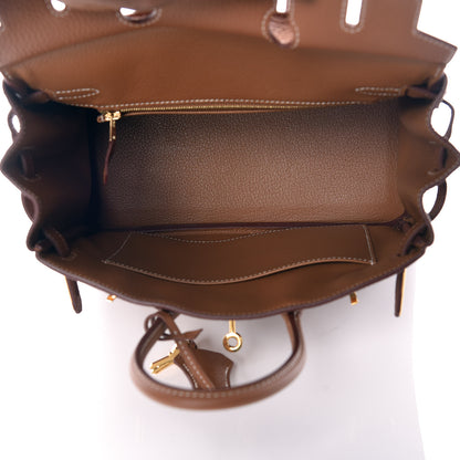 Hermes Togo Birkin 25 Gold 14 of 16