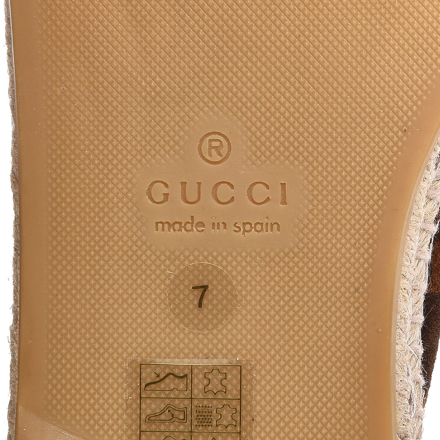 Suede Square G Mens Espadrilles 7 Sigaro