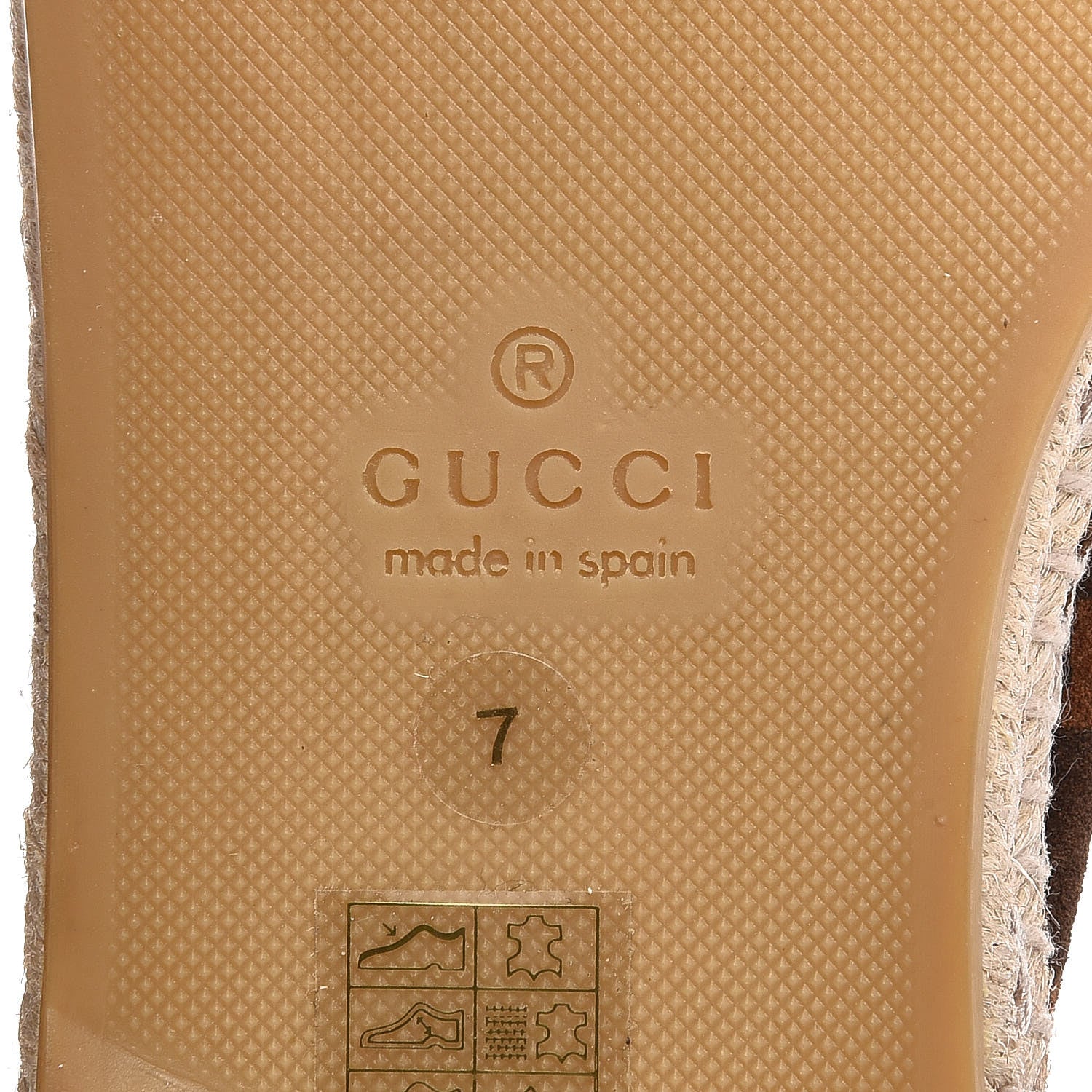 Gucci Suede Square G Mens Espadrilles 7 Sigaro 7 of 9