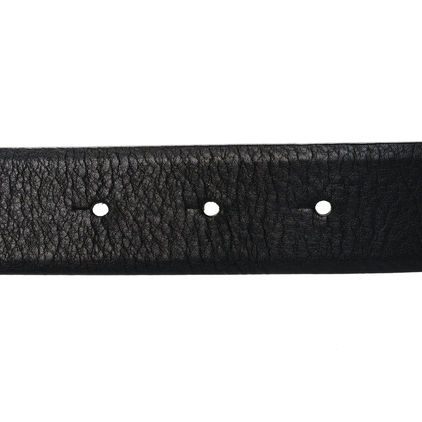 Calfskin Pearl Crystal CC Belt 75 30 Black