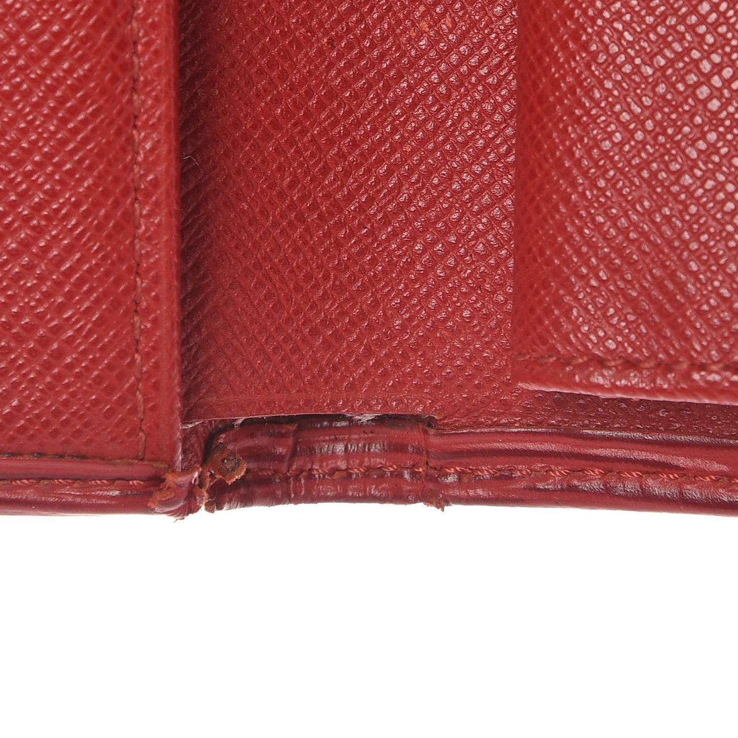 Epi Porte Billets Compact Wallet Red