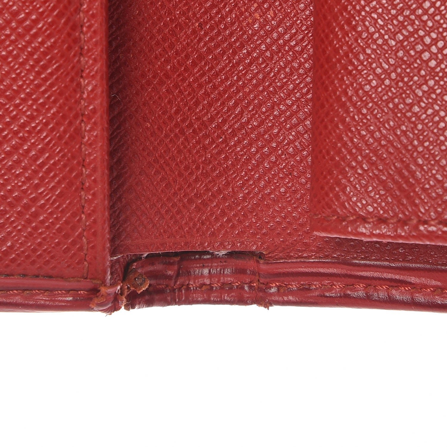 Louis Vuitton Epi Porte Billets Compact Wallet Red 8 of 16